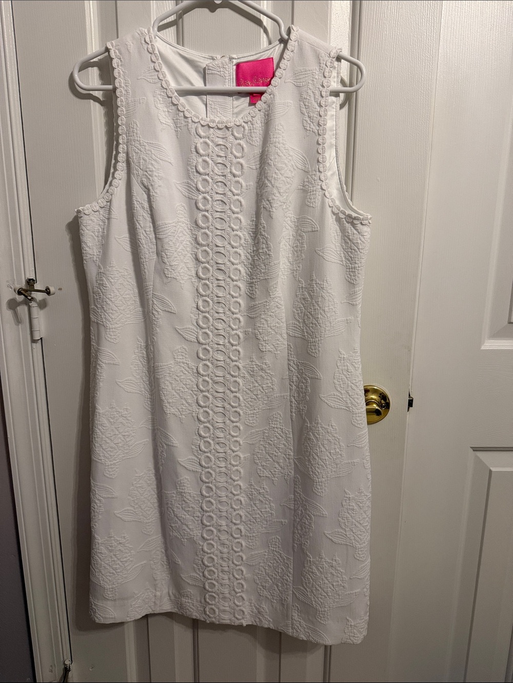 Lilly Pulitzer White Mila Stretch Shift